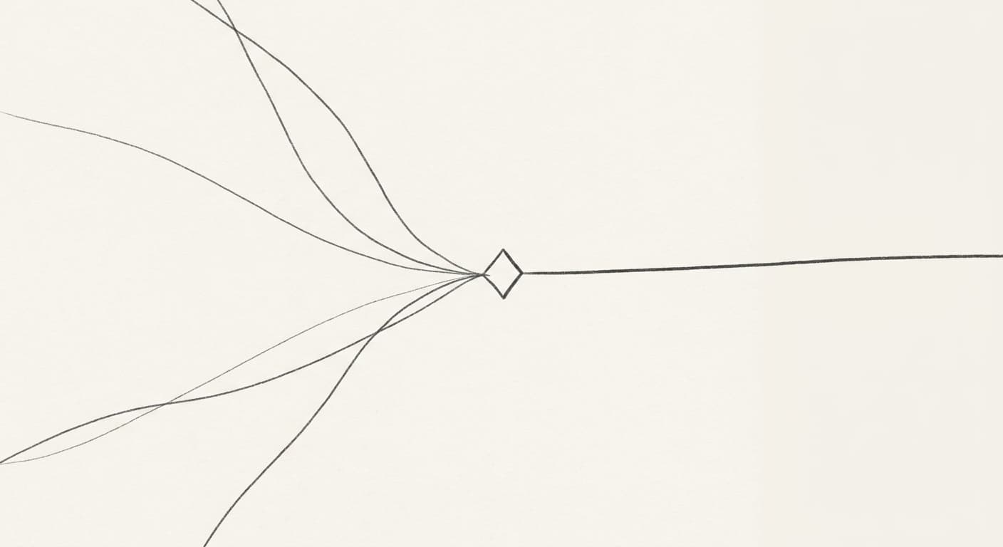Several sources converging into one resolved answer